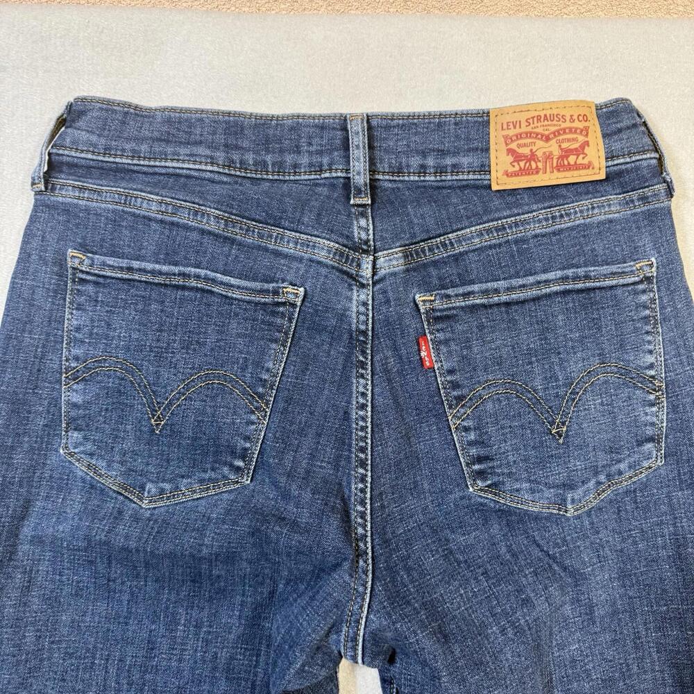 Levi’s Classic Bootcut Jeans Womens Size 6 Medium Wash Stretch Denim 31” Inseam - Picture 16 of 16